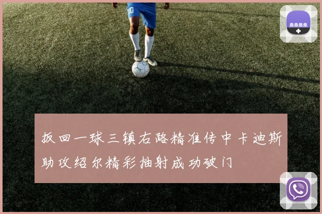 扳回一球三镇右路精准传中卡迪斯助攻绍尔精彩抽射成功破门